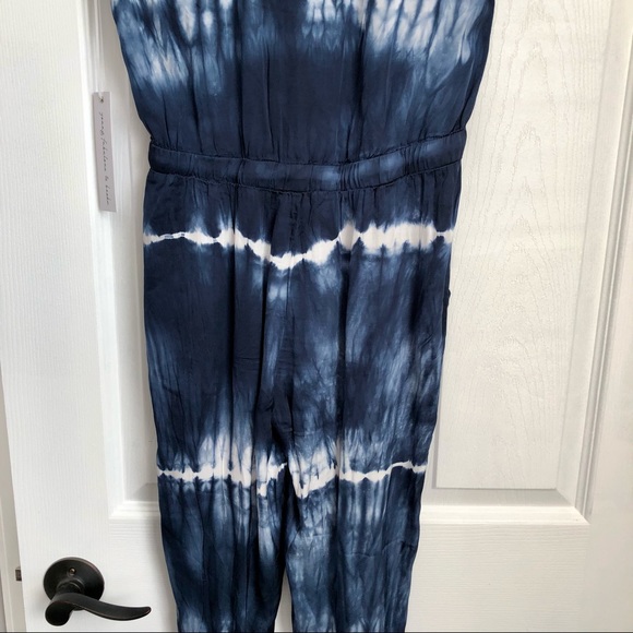 NWT - Young, Fabulous & Broke Jumpsuit Tie Dye Navy - Picture 12 of 12